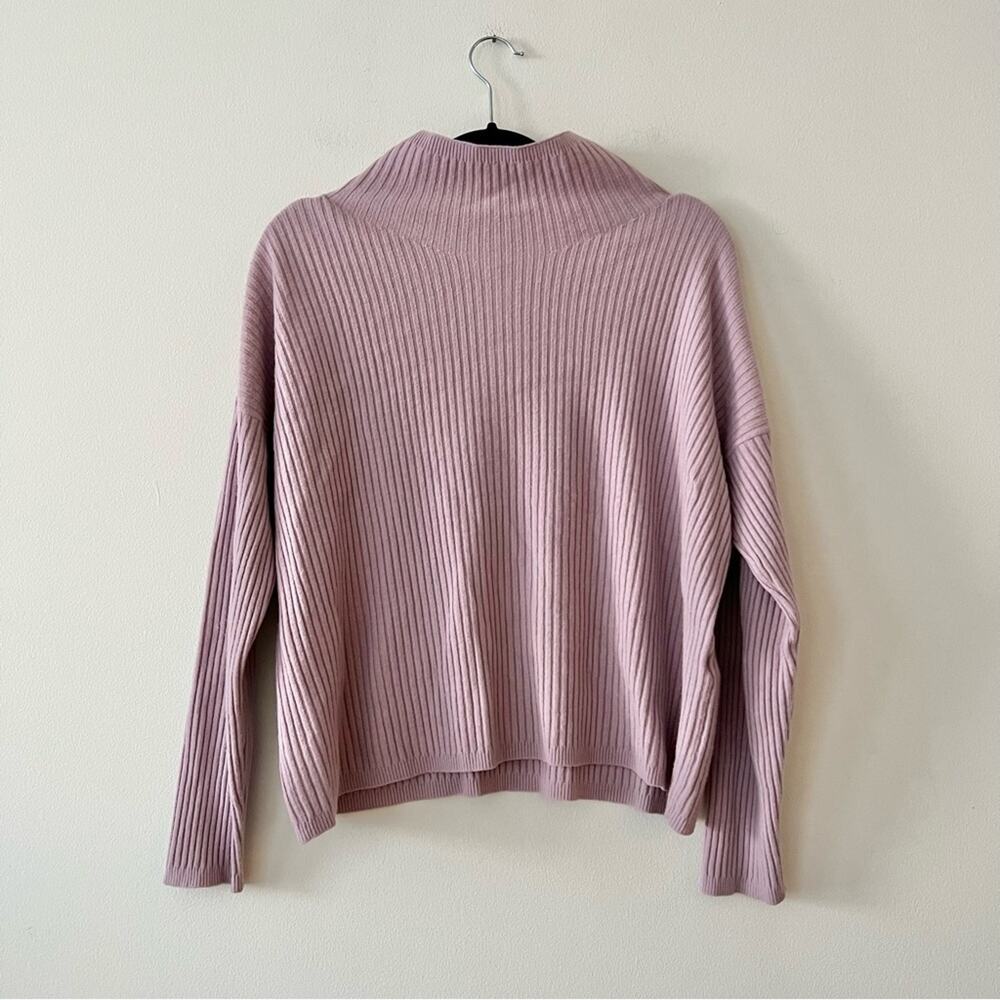 Eileen Fisher Light Purple Ribbed Sweater